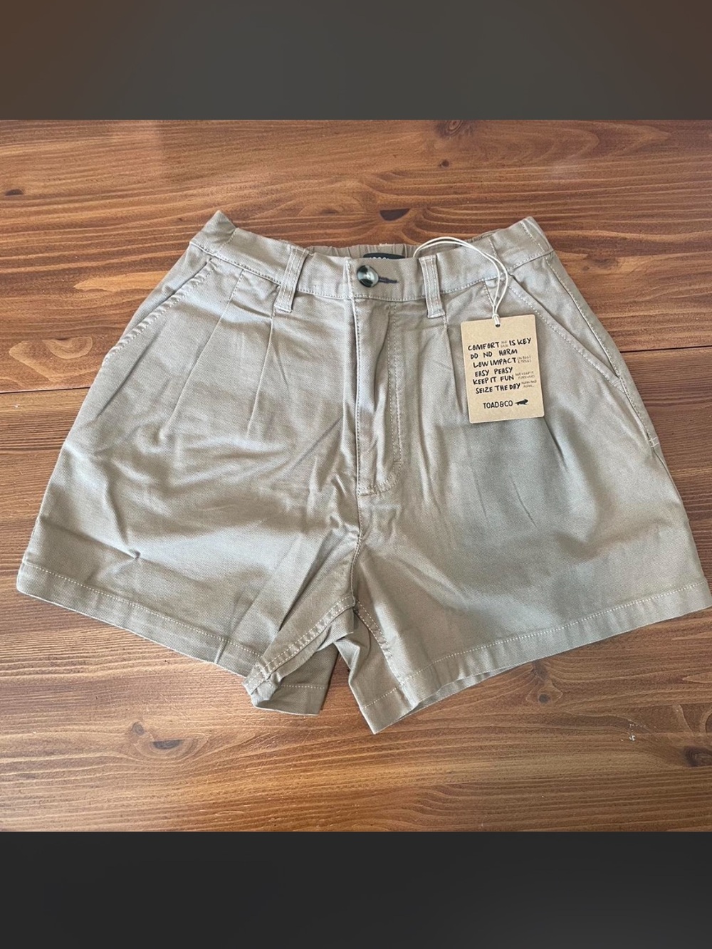 Toad&Co Women's Khaki Wanderwell Shorts